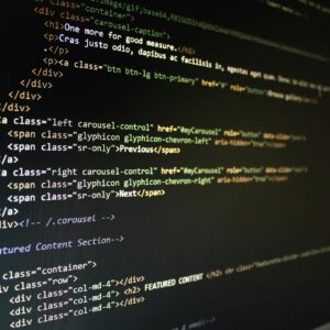 Turned-on Computer Monitor Displaying Text